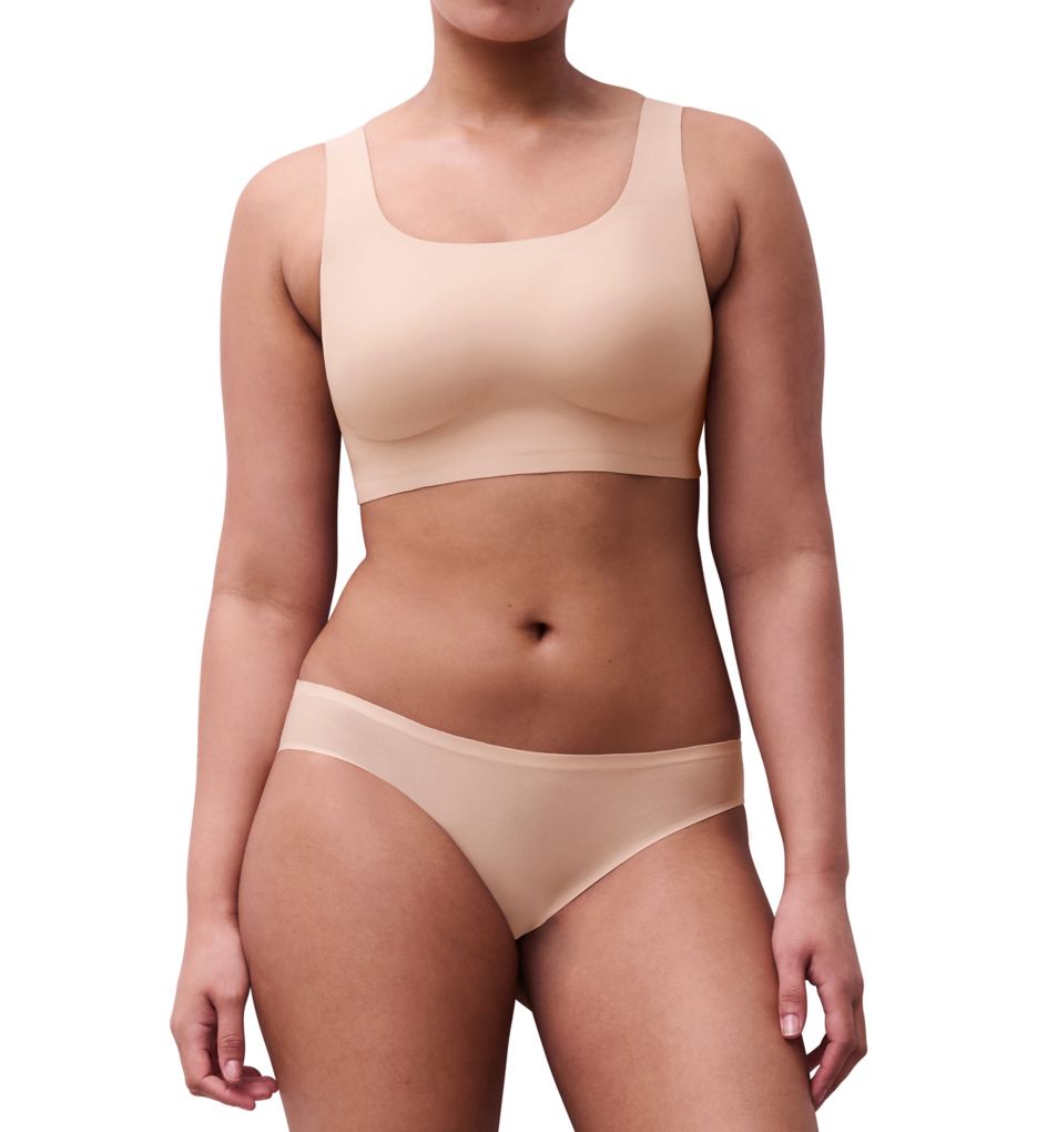 Chantelle Soft Stretch Scoop Neck Bralette Nude Blush L  - Image 5