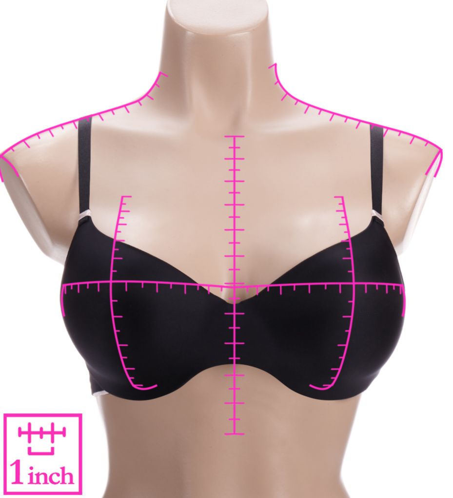 Absolute Invisible Smooth Soft Contour Bra Black 32B by Chantelle