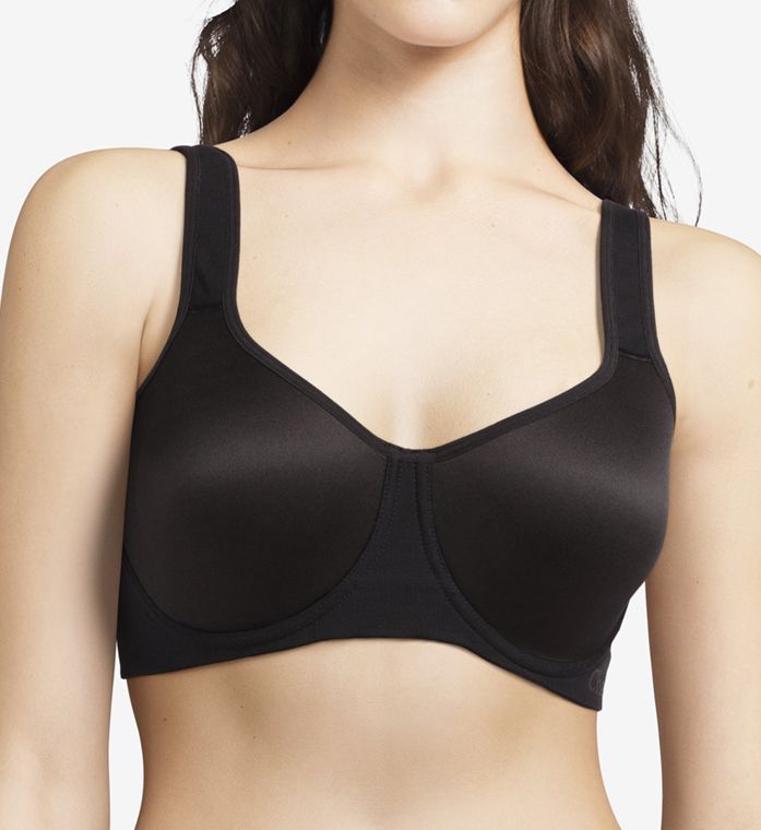 Chantelle High Impact Everyday Sports Bra in Black (11) - Busted