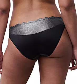 Rive Gauche Bikini Brief Panty Metallic Effect S