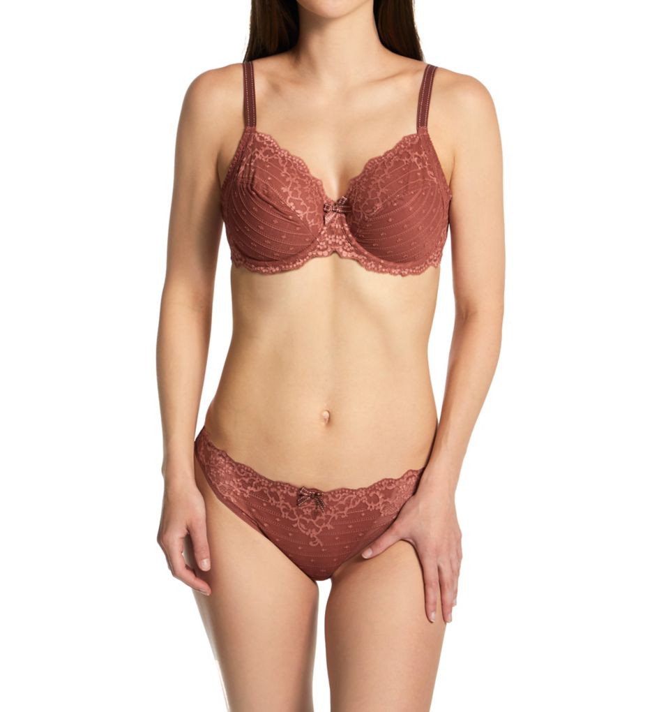 Buy Chantelle Rive Gauche Full Coverage Underwire Bra - Rose At 57