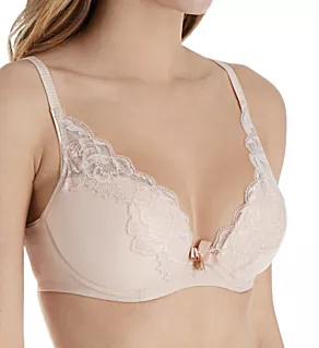 Orangerie Underwire Lace Plunge Bra Skin Rose 38C