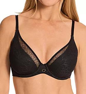 Belle Lightweight Plunge Bra Black 32C