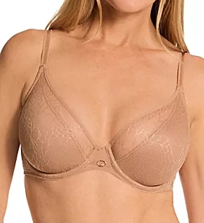Belle Lightweight Plunge Bra Coffee Latte 32C