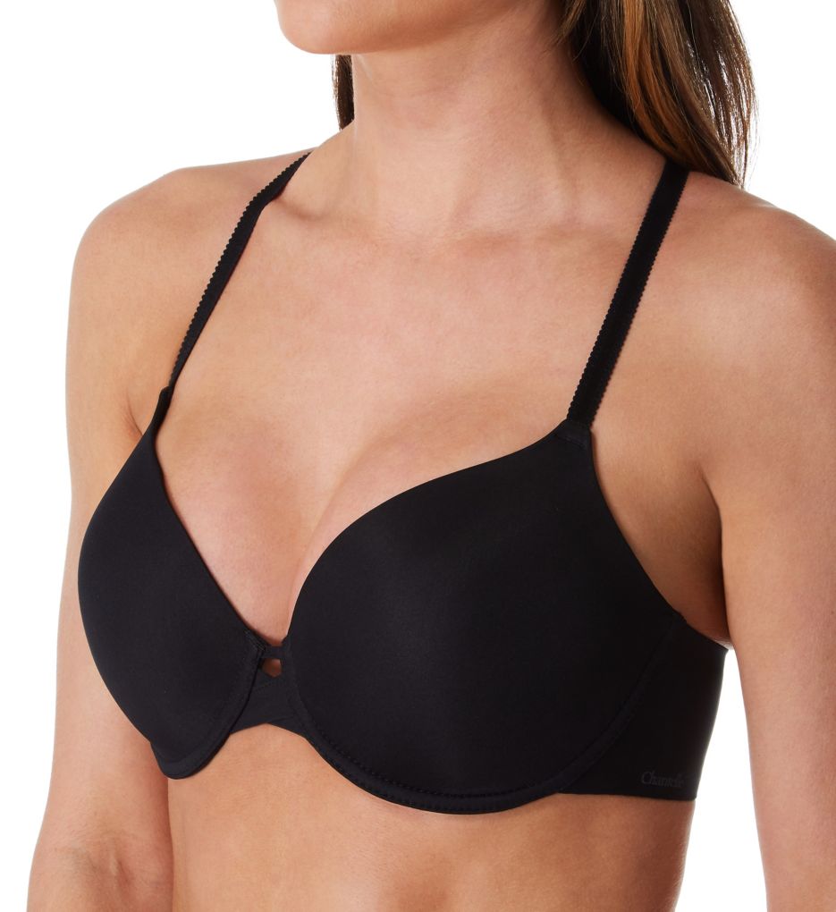 Chantelle (2259787): Chantelle C17A6 Soft Flex Plunge T-Shirt Bra (Black 30D)