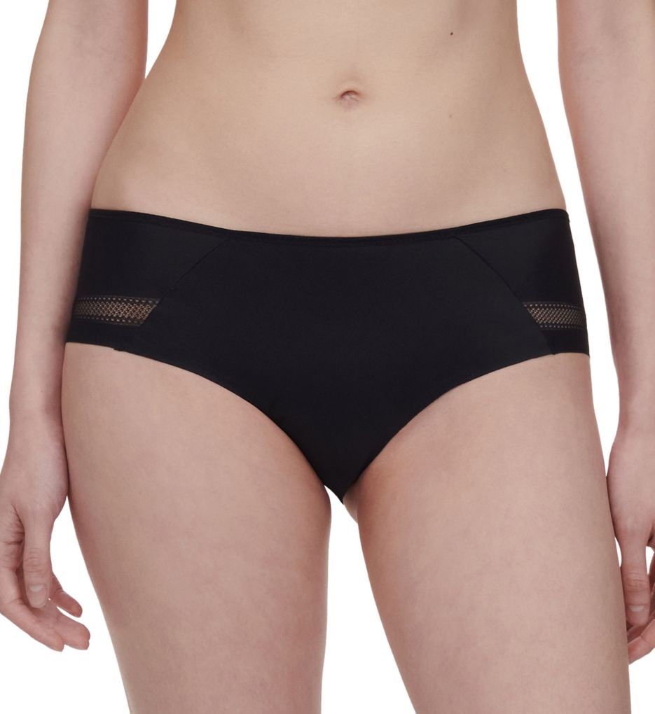 Chantelle Women's Easy Bliss Hipster Panty in Black | Size Medium | HerRoom.com