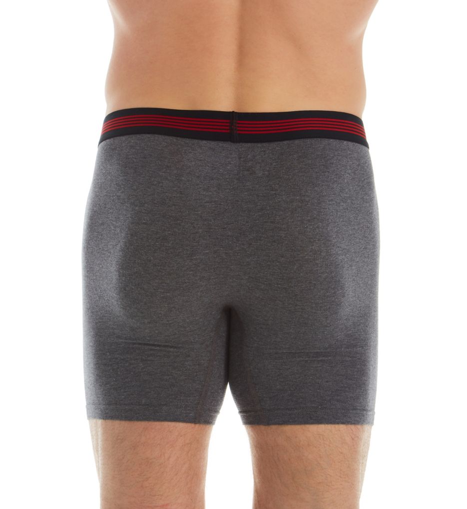 Extended Size Boxer Briefs With Fly - 4 Pack-bs