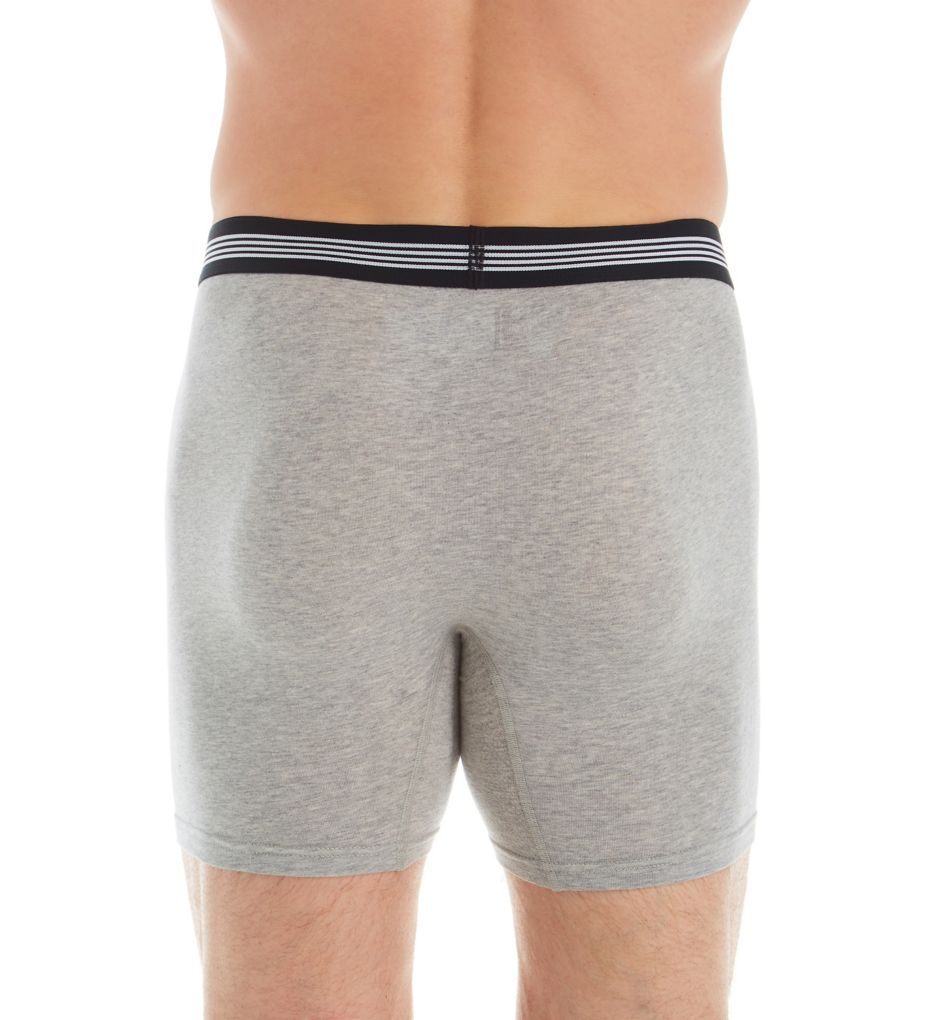 Extended Size Boxer Briefs With Fly - 4 Pack-bs