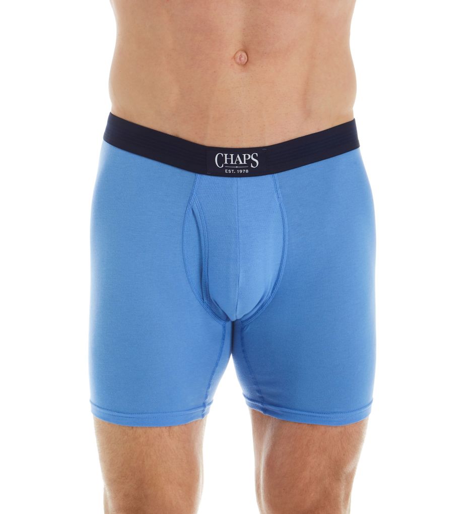 Extended Size Boxer Briefs With Fly - 4 Pack-fs