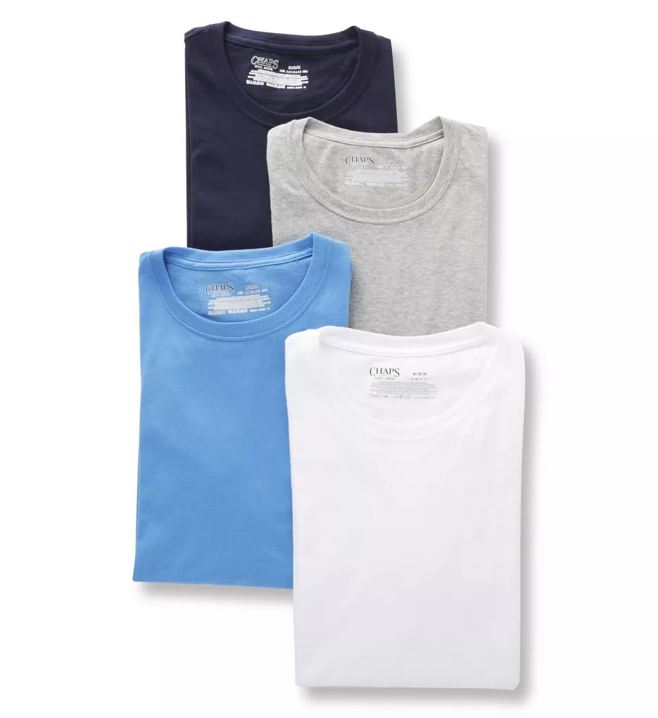 Essential Crew Neck T-Shirts - 4 Pack White S
