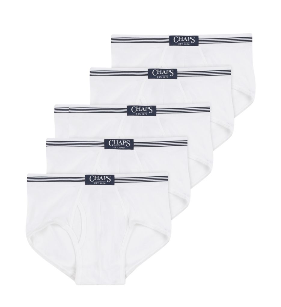 Extended Size Pouch Briefs With Fly - 5 Pack-acs