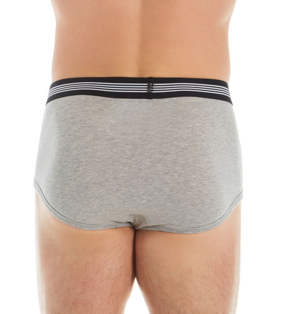 Extended Size Pouch Briefs With Fly - 5 Pack-bs