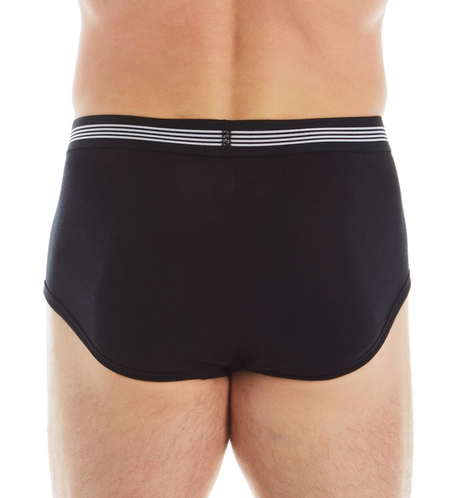 Extended Size Pouch Briefs With Fly - 5 Pack-bs