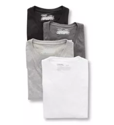 Essential V-Neck T-Shirts - 4 Pack