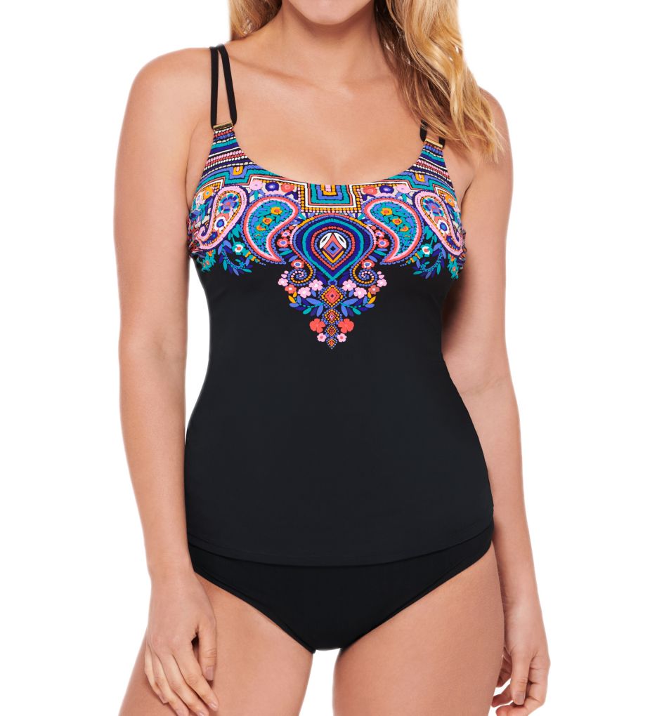 Bali Escape Double Straps D-Cup Tankini Swim Top-gs