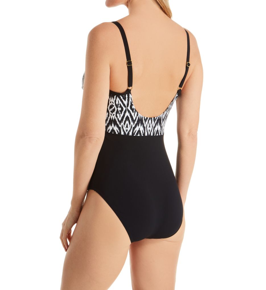 Dynamic Nature One Piece Camisole Swimsuit-bs