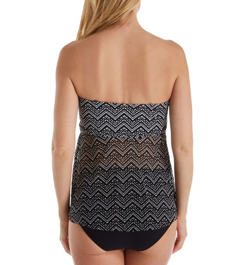 Kuta Zig Zag Crossover Flare Bandini Swim Top-bs