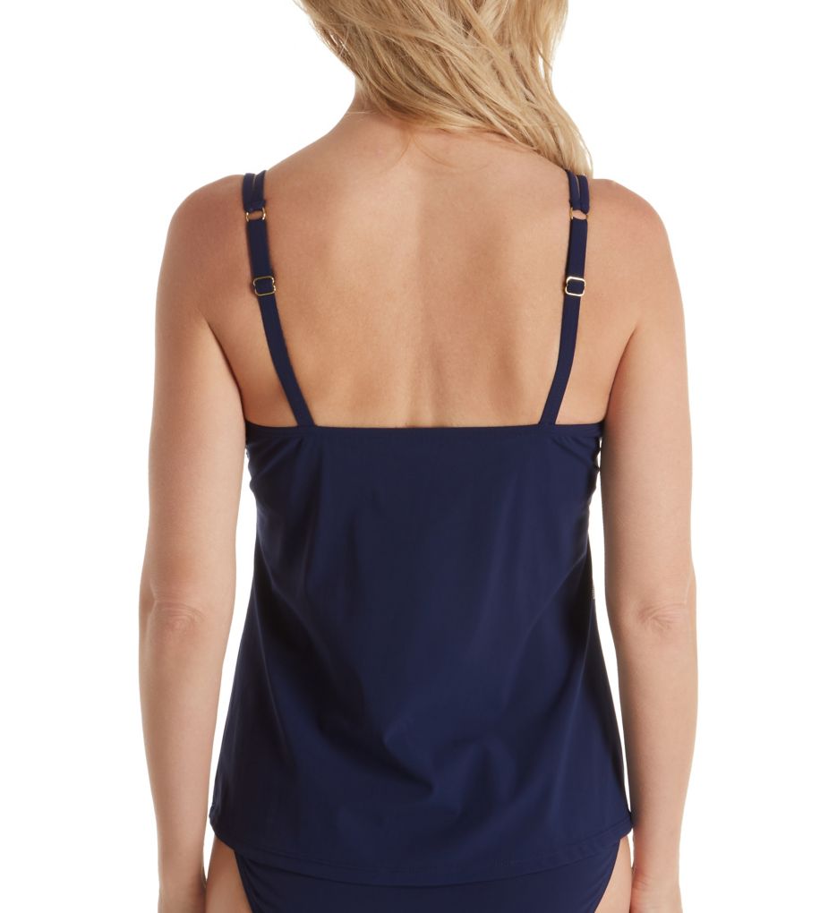 Mediterranean Flora Double Strap Tankini Swim Top-bs