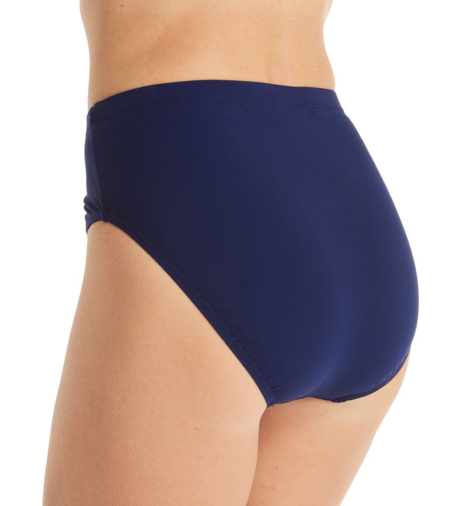 Solid Bottom High Waist Swim Bottom