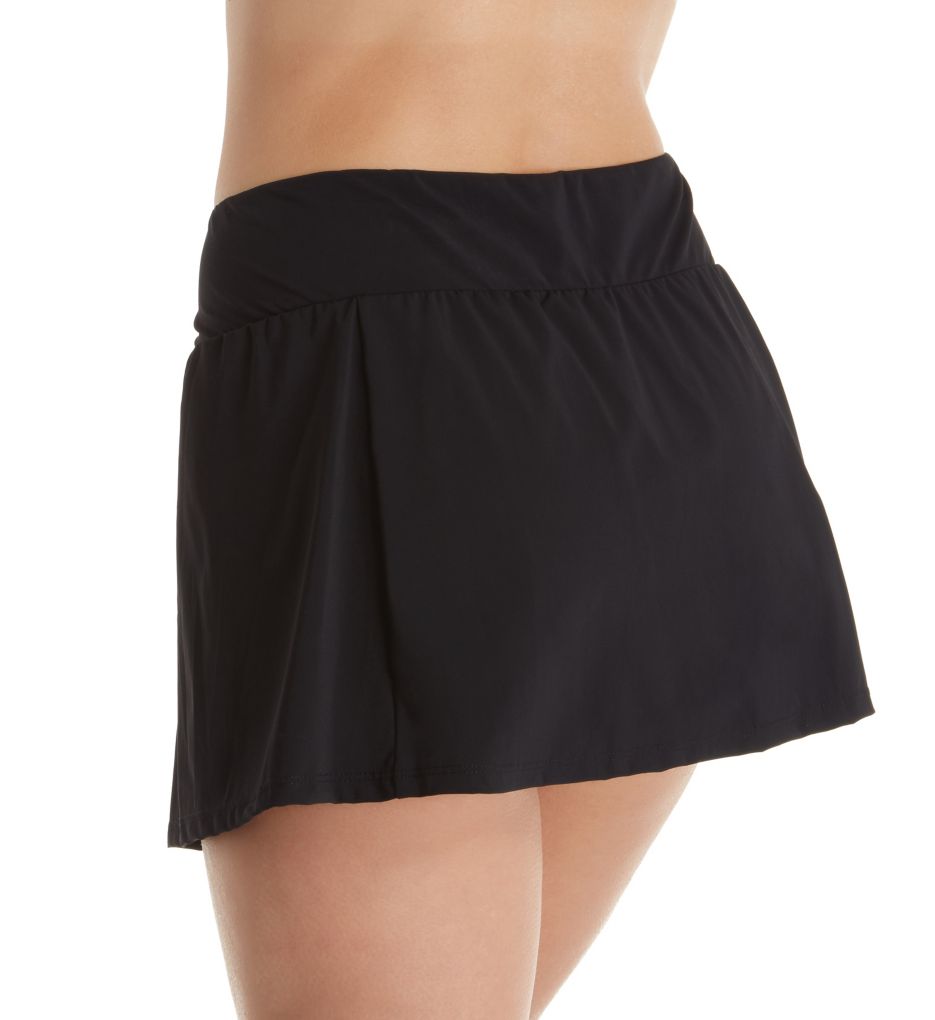 Solid Bottom Skirted Swim Bottom