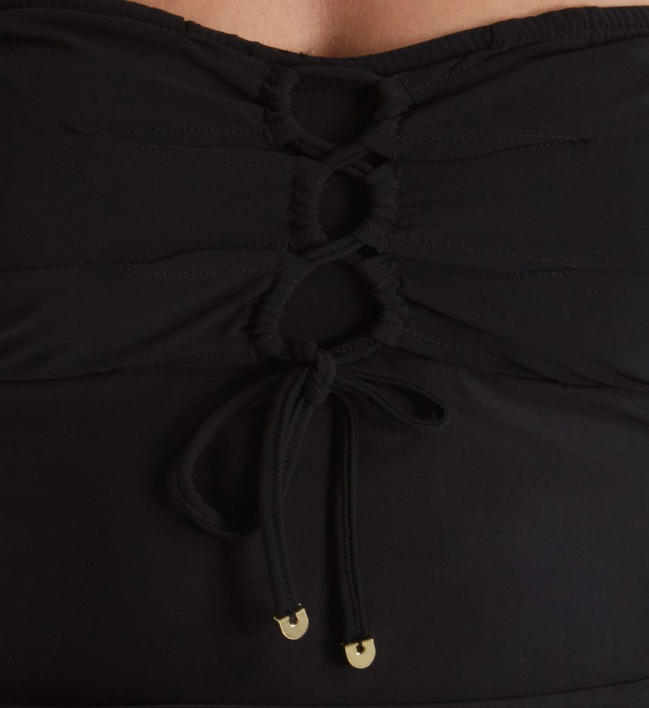 Absolute Black Convertible Swim Dress-cs3