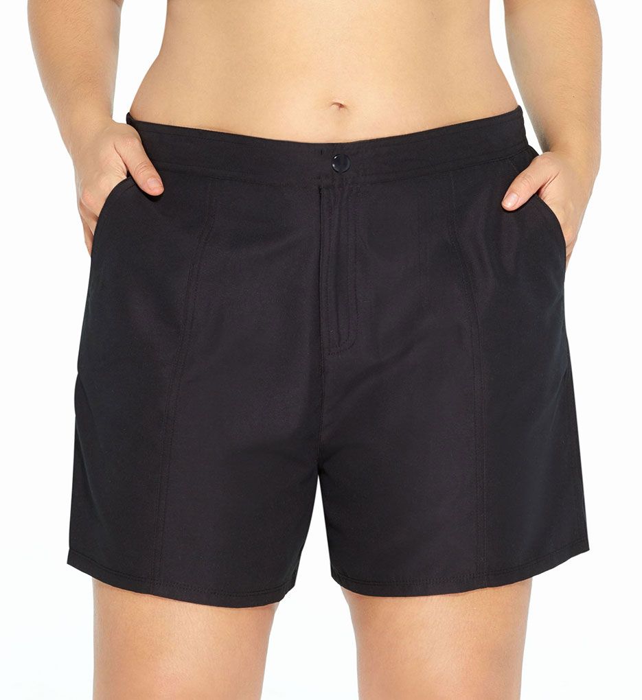 Solid Plus Size Swim Short-acs