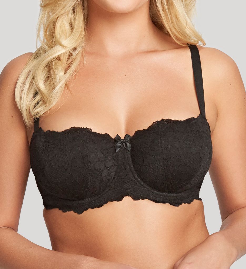 Cleo by Panache : Cleo by Panache 10191 Jorja Padded Balconnet Underwire Bra (Liquorice 30F)