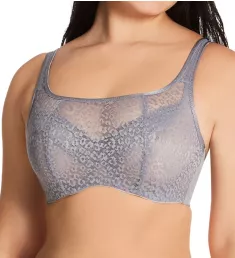 Sofia Crop Top Balconnet Bra Frost Grey 28E