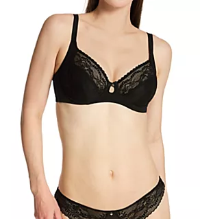 Alexis Low Front Balconnet Bra Black 30DD