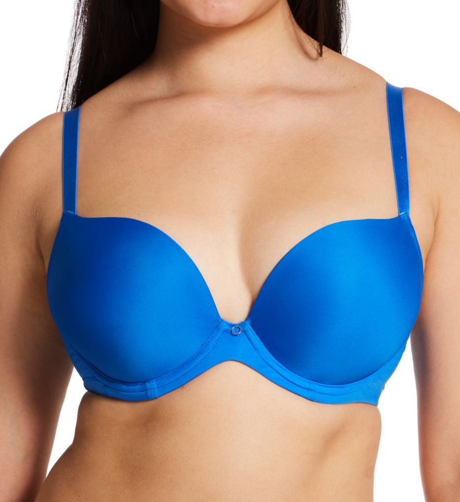 Chantelle 34 DDD Mesh lined Light Blue Full Coverage Bra convertible strap  jhook