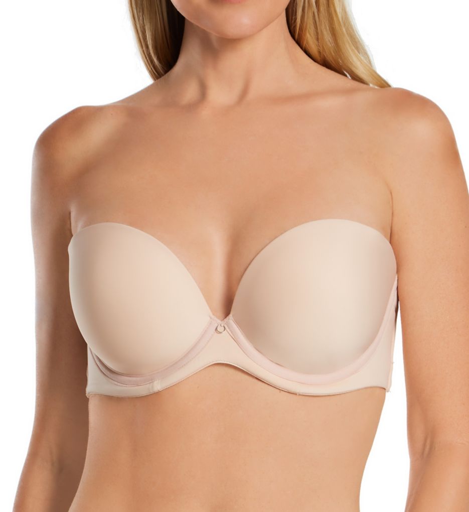 Cleo by Panache Women's Faith Molded Plunge Strapless Bra in Beige | Size 30G | HerRoom.com