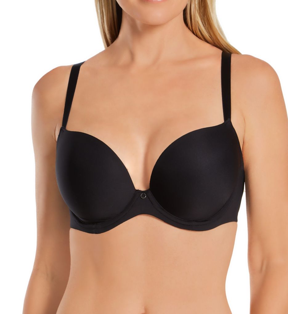 Cleo by Panache Faith Plunge Strapless Underwire Bra (10660),30DD,Noir