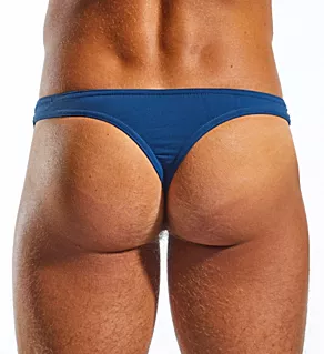 Enhancing Pouch Thong Navy XL