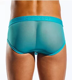 Mesh Sports Brief With Contour Pouch Tonic Blue S
