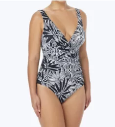 Rainforest Retreat Shaping One Piece Swimsuit Black 34C