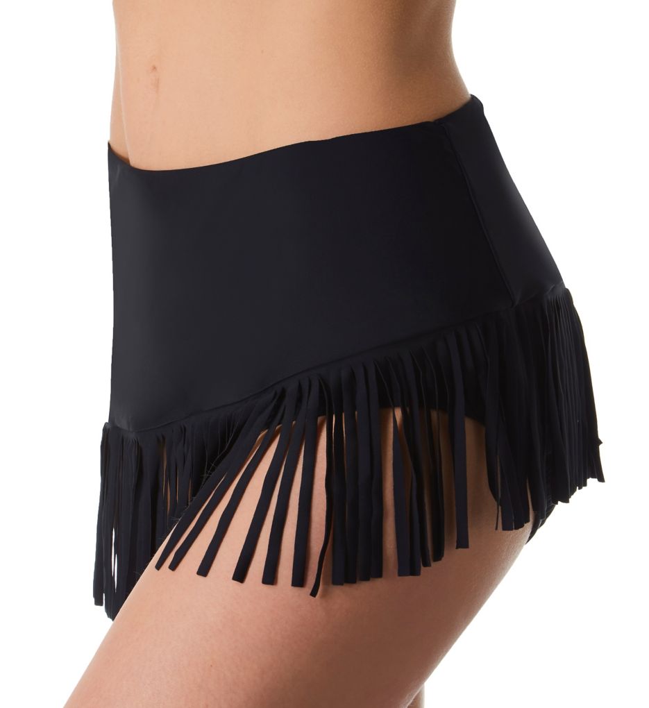 fringe swim skirt