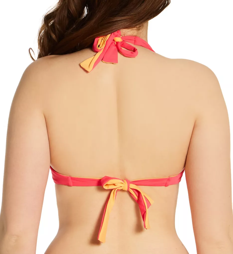 Coco Reef Women's Dot Twist Front Bra Sized Bikini Top (C/D/DD/E/F Cup) at
