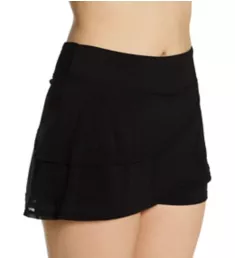 Classic Solids Skirted Short Swim Bottom Castaway Black S