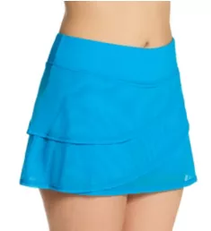 Classic Solids Skirted Short Swim Bottom True Blue S