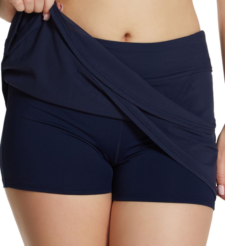 Classic Solids Skirted Short Swim Bottom-cs1