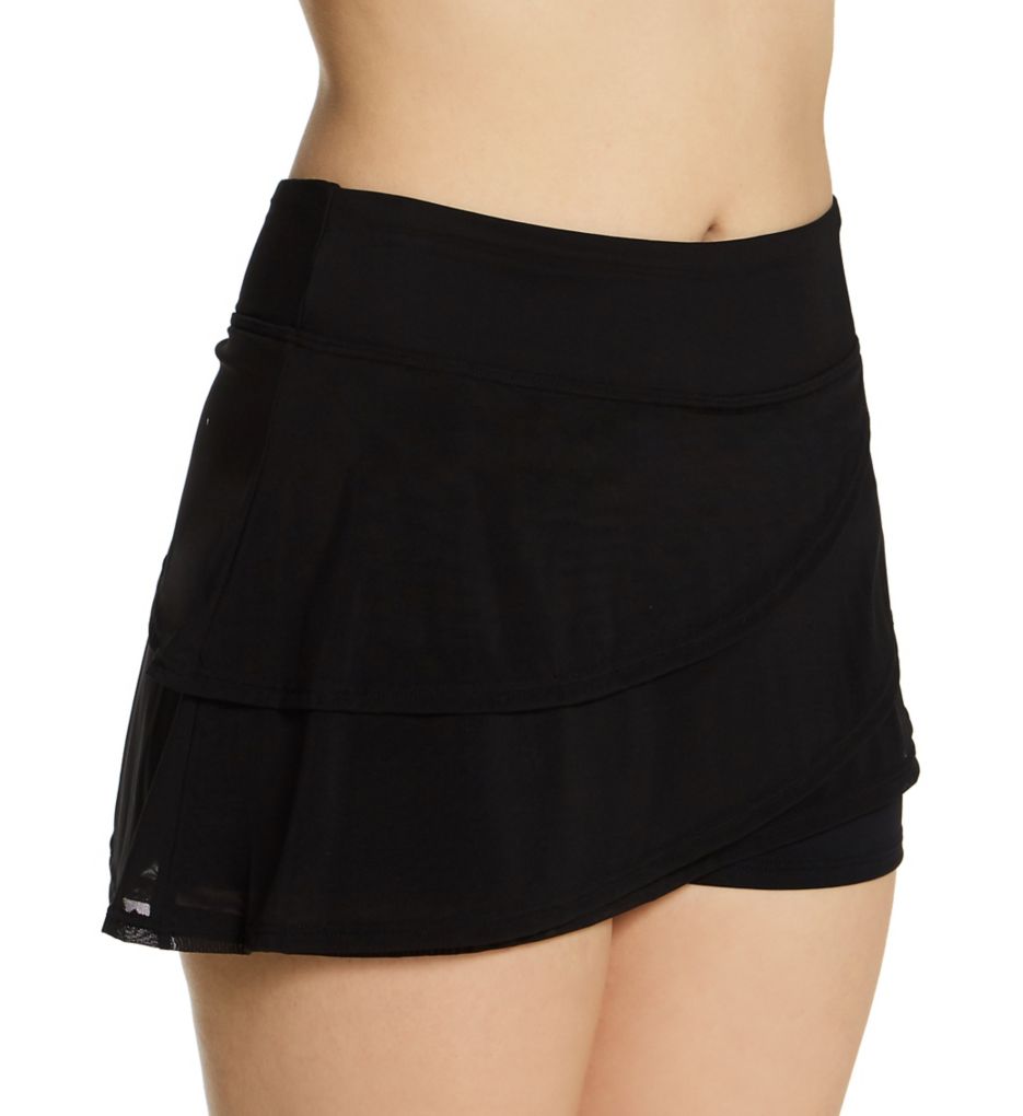 Classic Solids Skirted Short Swim Bottom