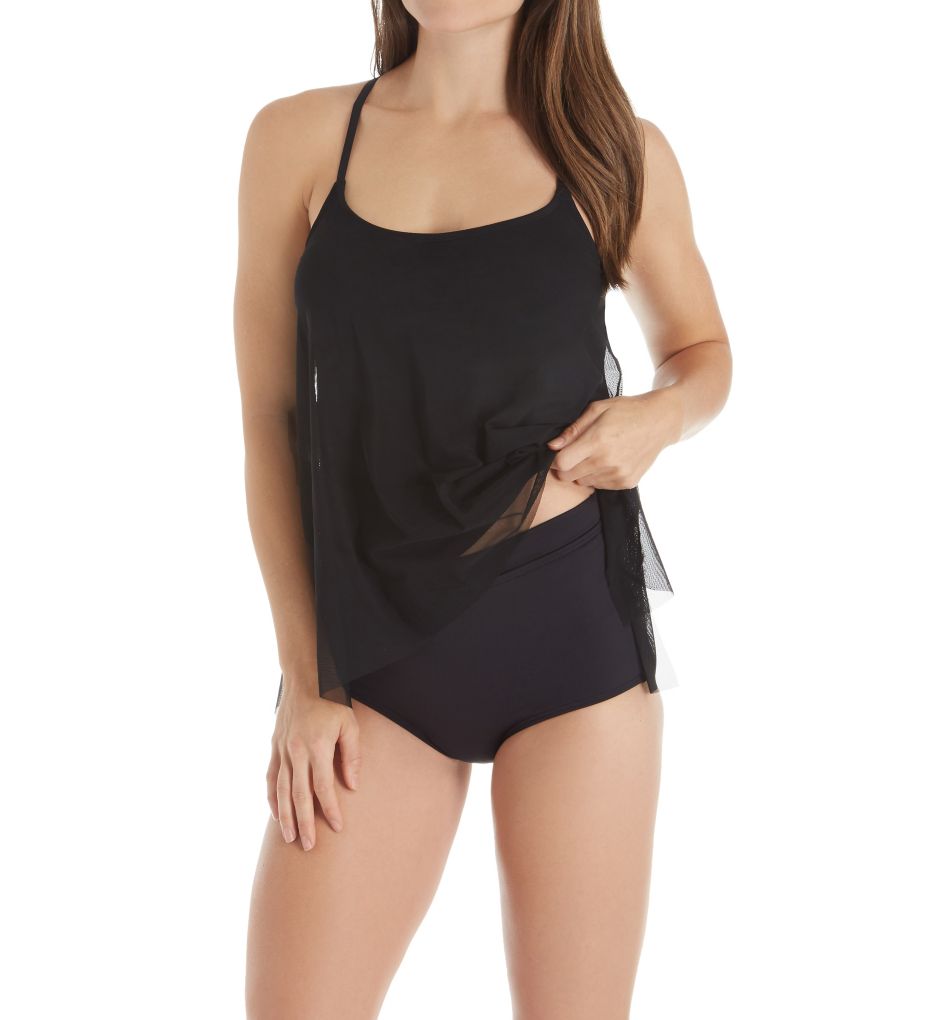 Classic Solids Underwire Tankini Swim Top