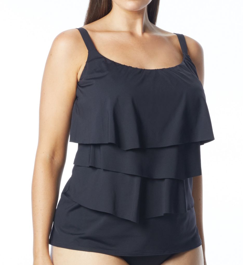 Coco Reef UX8266 Plus Underwire Ruffle Tankini Swim Top
