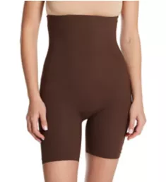 Classic High Waist Control Short Mocha S