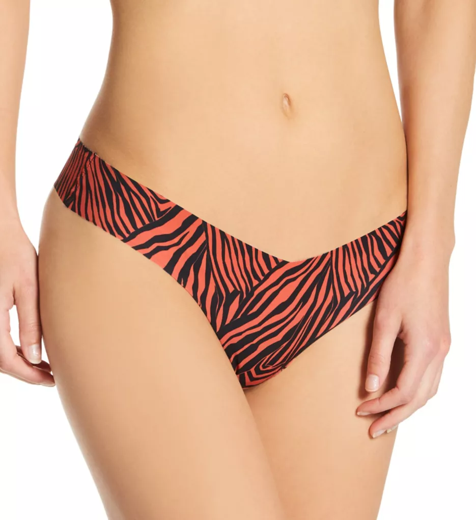 Printed Thong Low-Rise