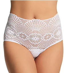 Butter & Lace High Waisted Brief Panty White XS/S