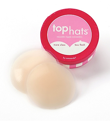 Commando Top Hats Reuseable Silicone Nipple Concealers