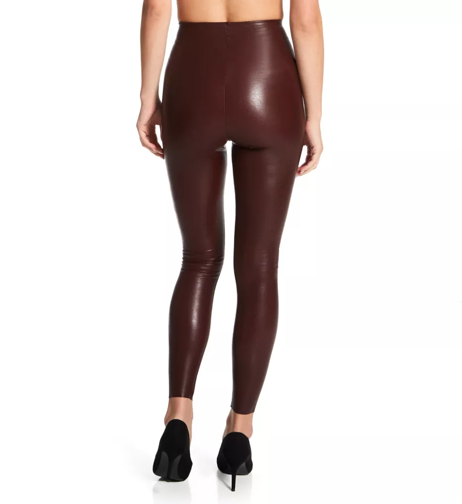 Perfect Control Faux Leather Legging Ox Blood L