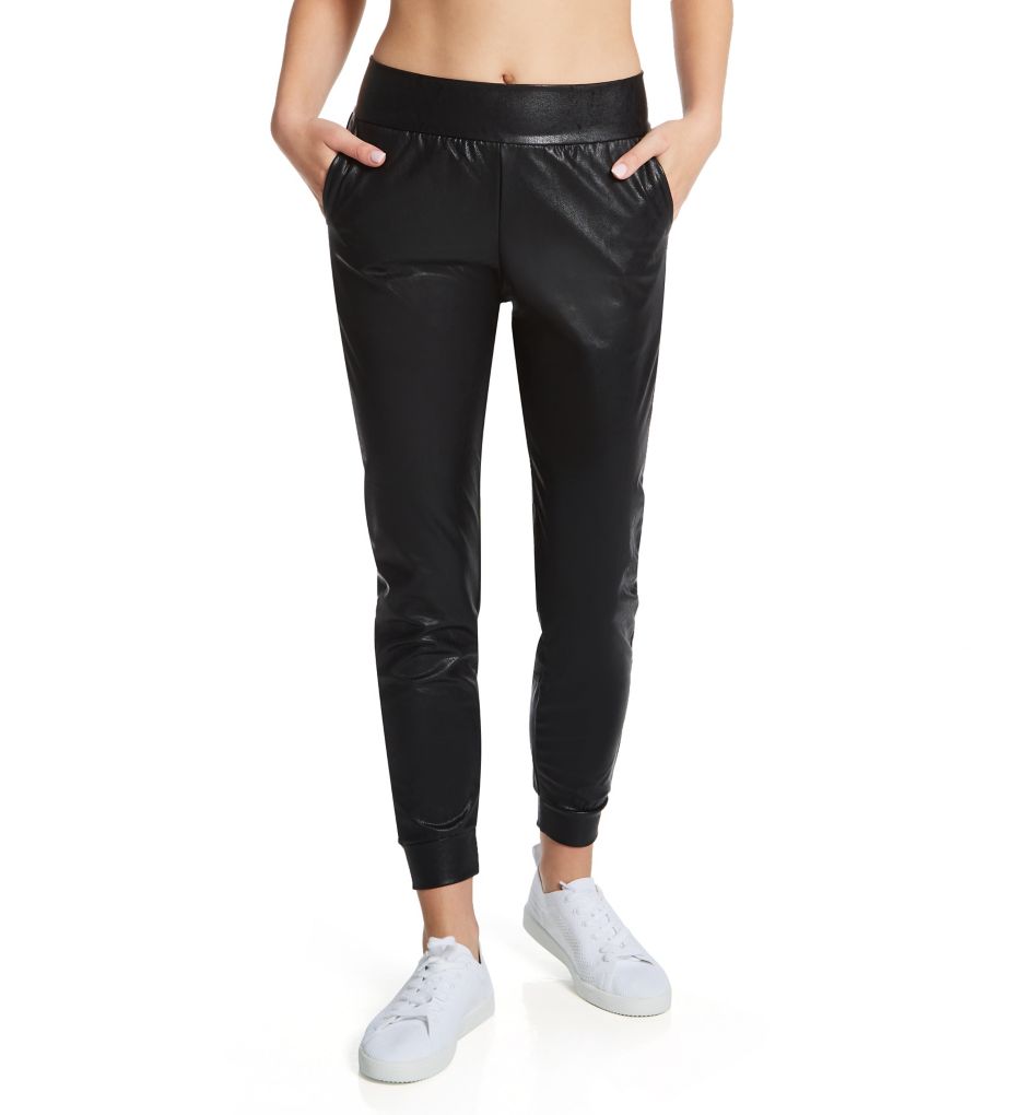 Faux Leather Jogger