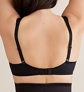 Soft Touch Molded Underwire Minimizer Bra Black 34C